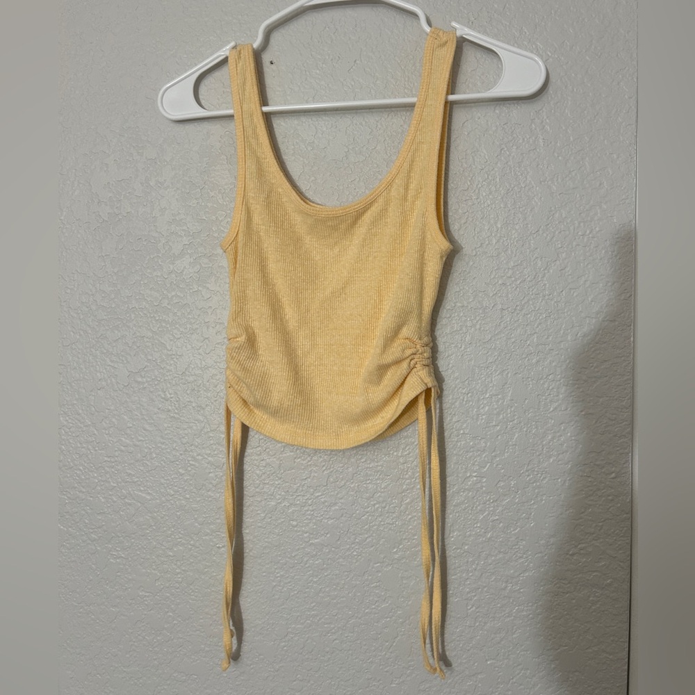 orange pacsun basics tank (S)
